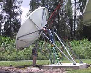 Andrew 4.5M C-Band antenna