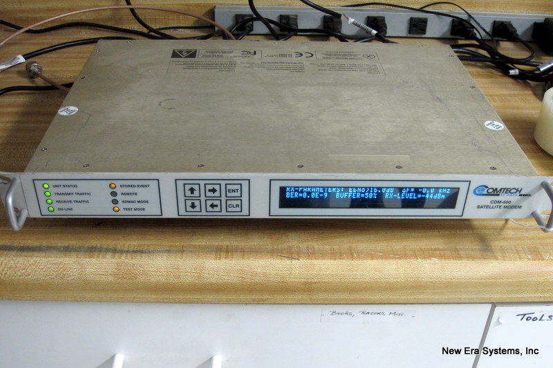 Comtech EFData CDM600 modem front